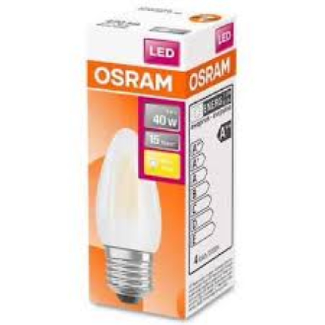 OSRAM CANDLE LAMP E27 40W FROSTED